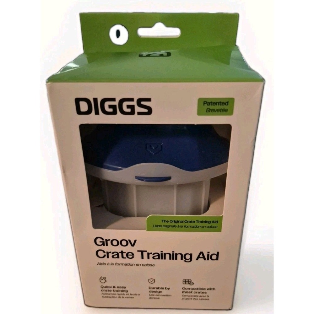 Diggs GROOV Dog Crate Training Aid NEW Anxiety Licking Freezer Spread Pupsicle